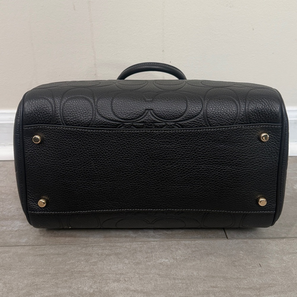 Rowan Large Satchel Bag In Signature Leather - Picture 6 of 9